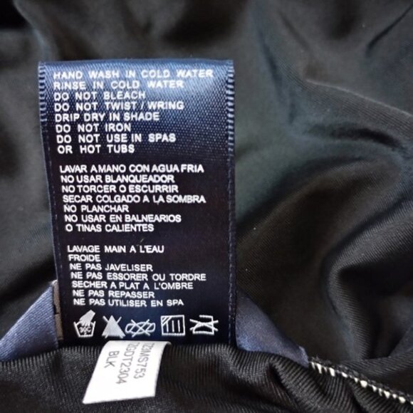 Tommy Hilfiger Standard Iconic One Piece Women's Swimsuit Size 6 Black NWOT - Picture 7 of 7